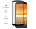 Protector Cristal Templado Frontal Completo Negro para Motorola Moto Moto E5 Plus Vidrio