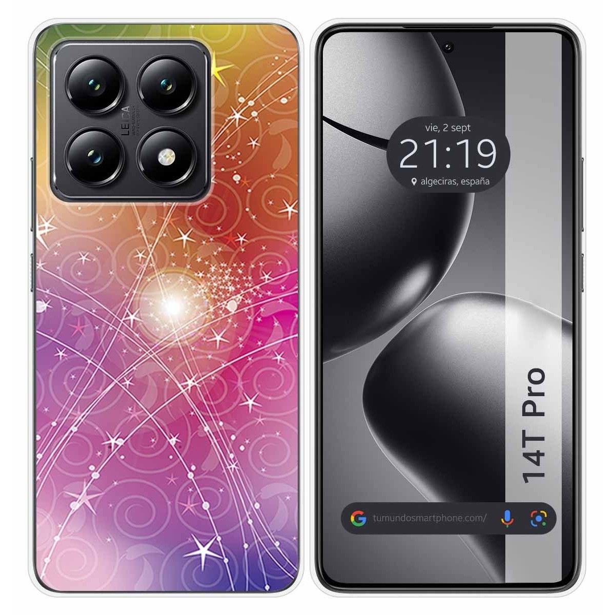 Funda Silicona para Xiaomi 14T Pro 5G diseño Abstracto Dibujos