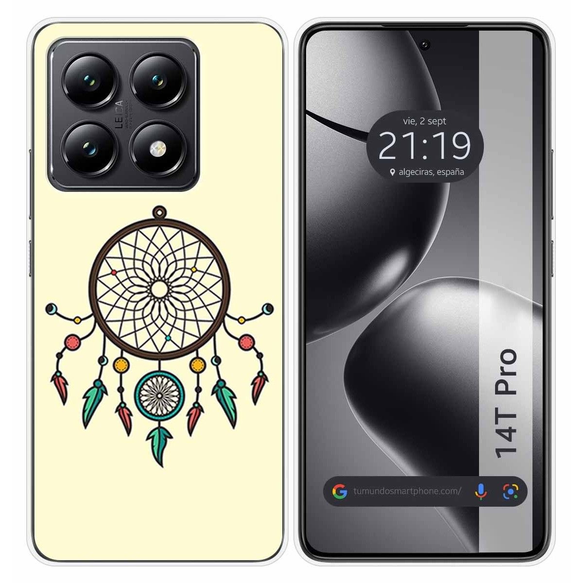 Funda Silicona para Xiaomi 14T Pro 5G diseño Atrapasueños Dibujos