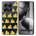 Funda Silicona Transparente para Xiaomi 14T 5G diseño Pato Dibujos