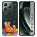 Funda Silicona Transparente para Realme C61 / C63 4G diseño Leopardo Dibujos