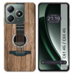 Funda Silicona para Realme C61 / C63 4G diseño Madera 11 Dibujos