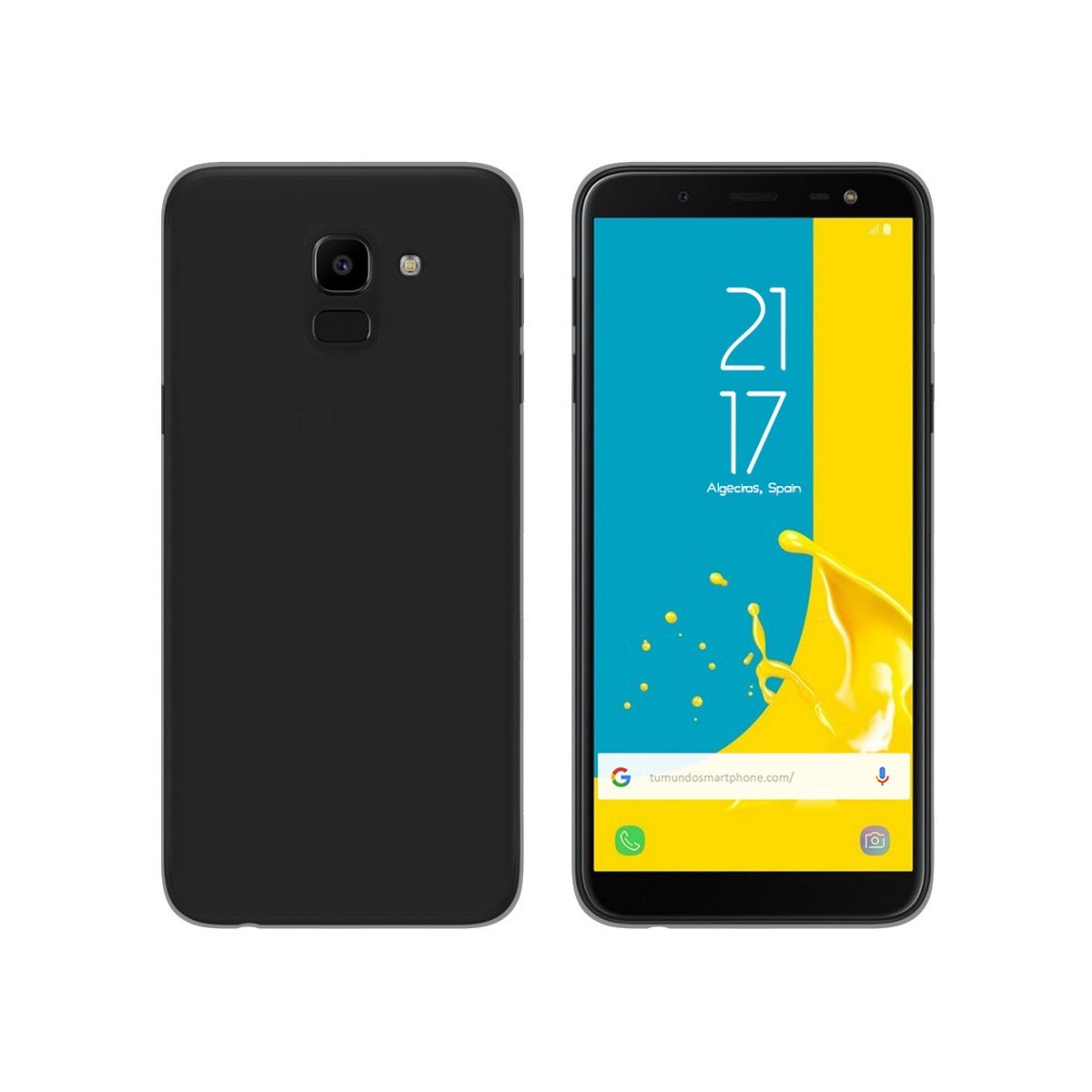 Funda Gel Tpu para Samsung Galaxy J6 (2018) Color Negra