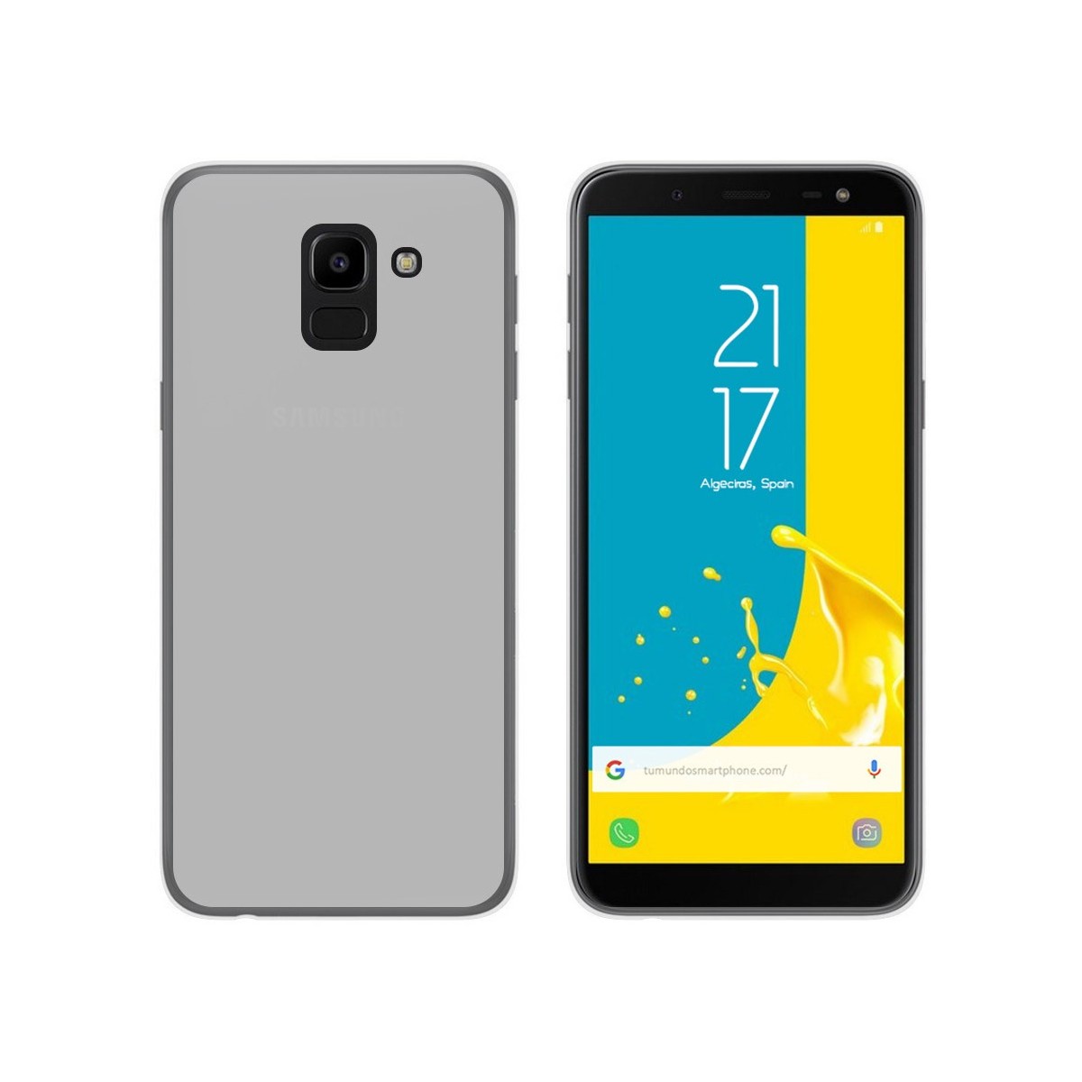 Funda Gel Tpu para Samsung Galaxy J6 (2018) Color Transparente