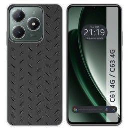 Funda Silicona para Realme C61 / C63 4G diseño Metal Dibujos