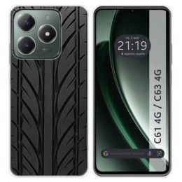 Funda Silicona para Realme C61 / C63 4G diseño Neumatico Dibujos