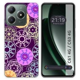 Funda Silicona para Realme C61 / C63 4G diseño Radial Dibujos