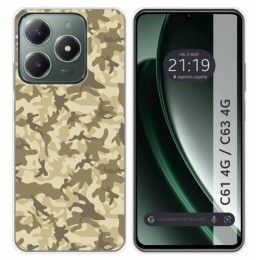 Funda Silicona para Realme C61 / C63 4G diseño Sand Camuflaje Dibujos