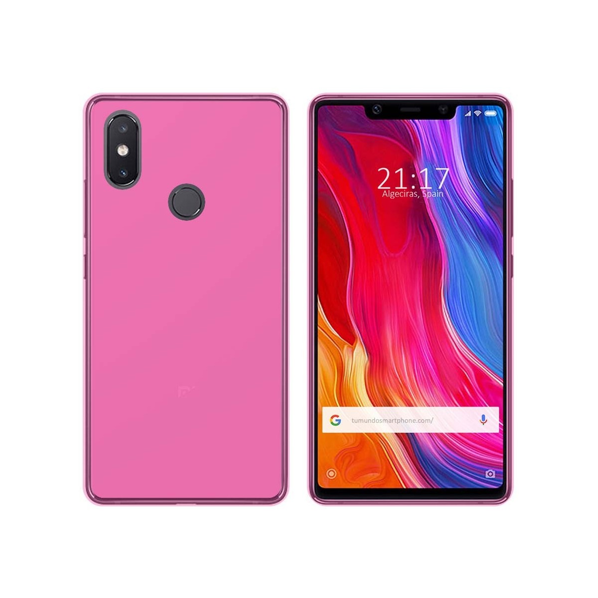 Funda Gel Tpu para Xiaomi Mi 8 Se Color Rosa