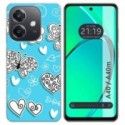 Funda Silicona para Oppo A40 / A40m diseño Mariposas Dibujos
