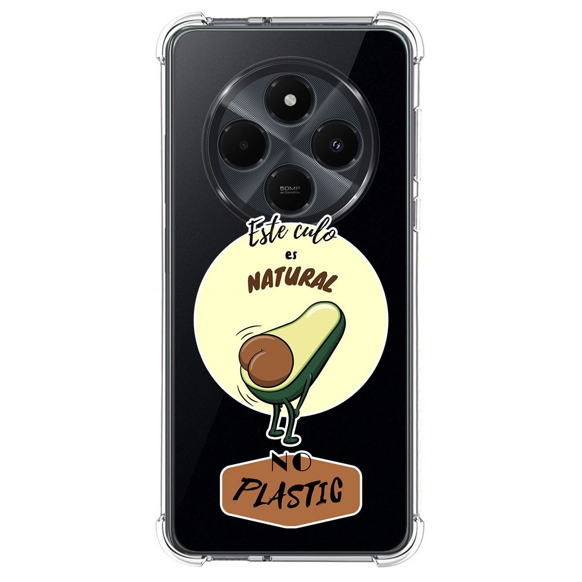 Funda Silicona Antigolpes para Xiaomi Redmi 14C diseño Culo Natural Dibujos