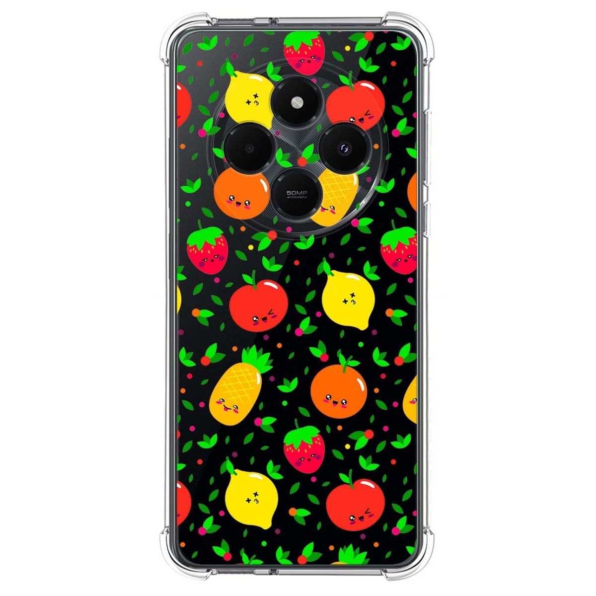 Funda Silicona Antigolpes para Xiaomi Redmi 14C diseño Frutas 01 Dibujos