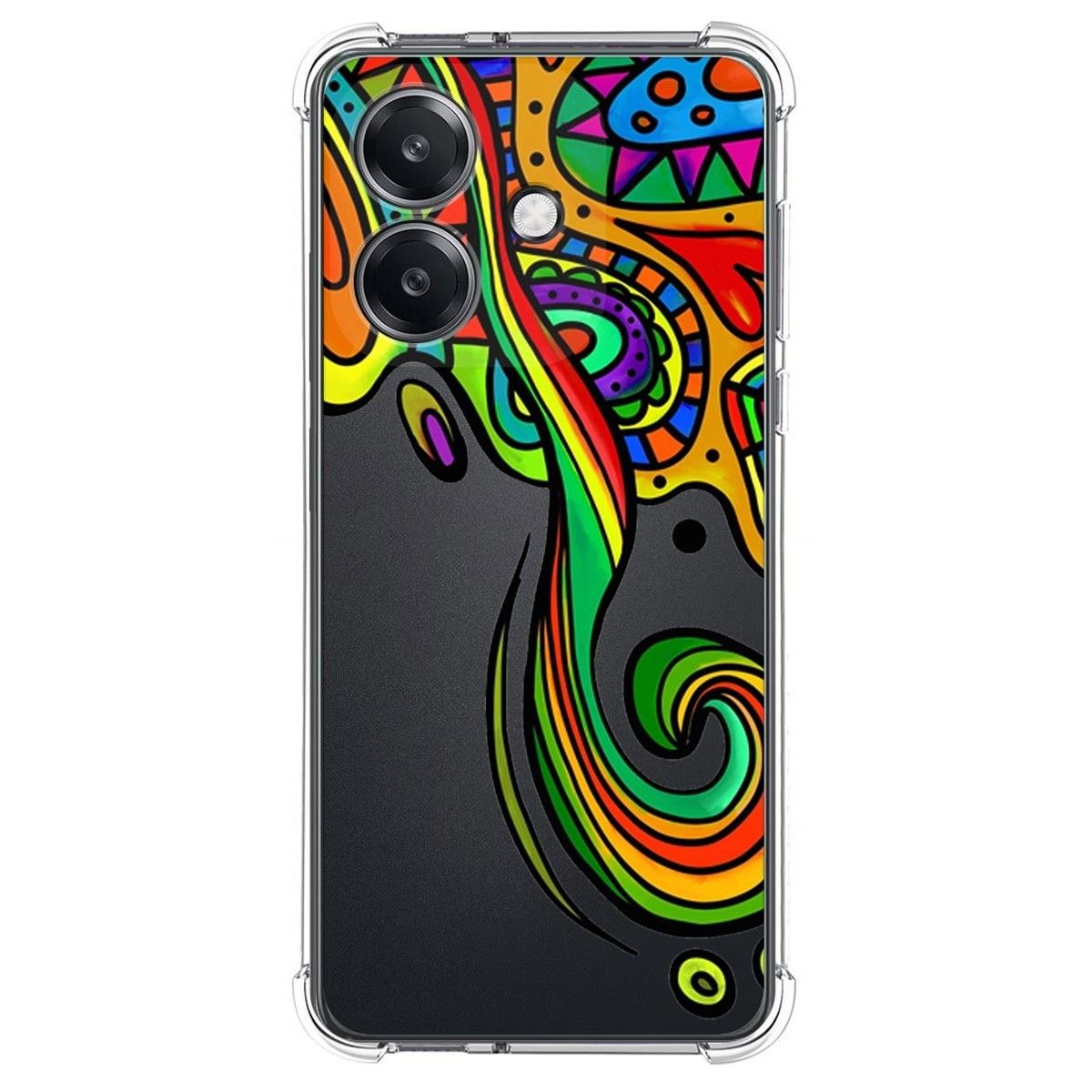 Funda Silicona Antigolpes para Oppo A40 / A40m diseño Colores Dibujos