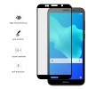 Protector Cristal Templado Frontal Completo Negro para Huawei Honor 7S / Y5 2018 Vidrio