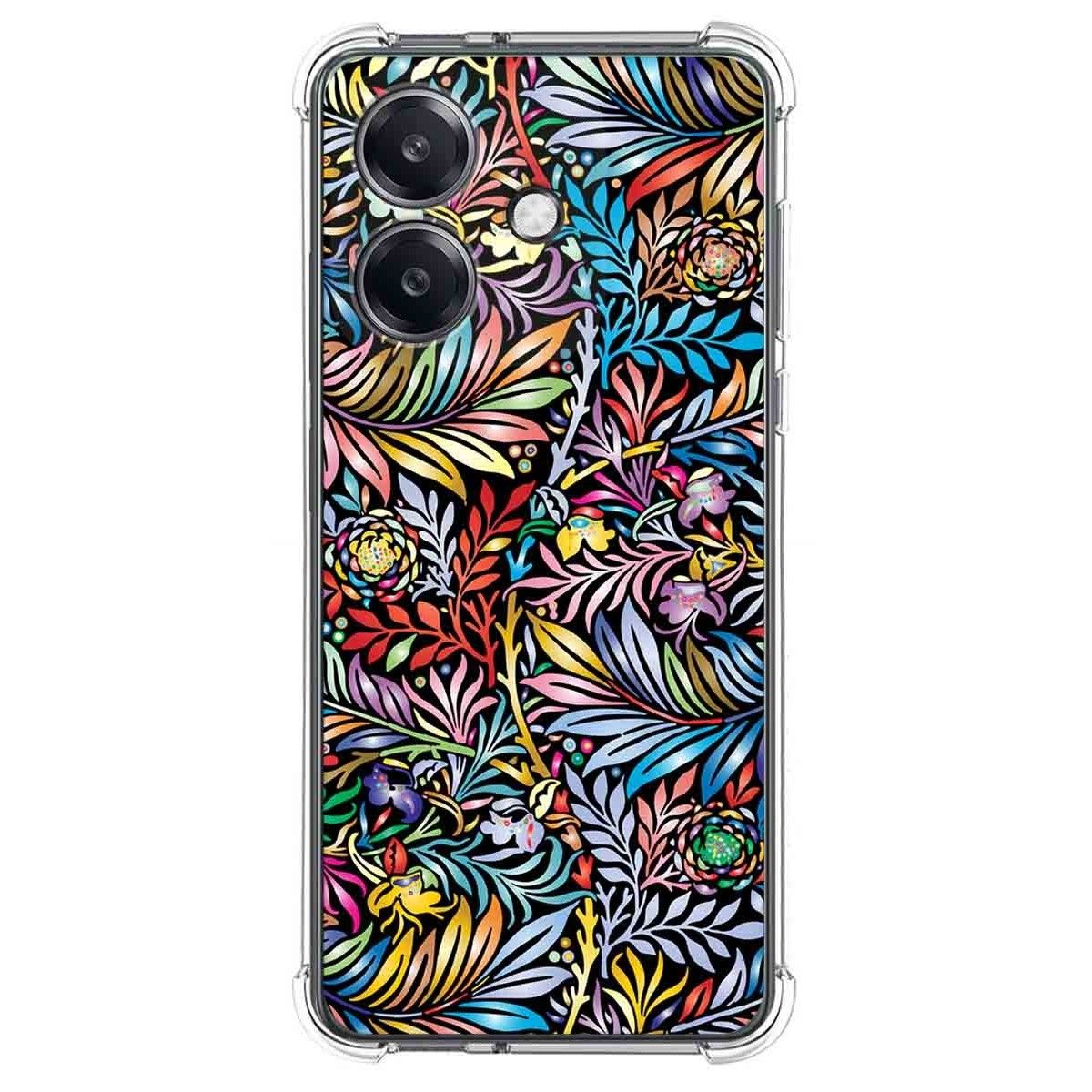 Funda Silicona Antigolpes para Oppo A40 / A40m diseño Flores 04 Dibujos