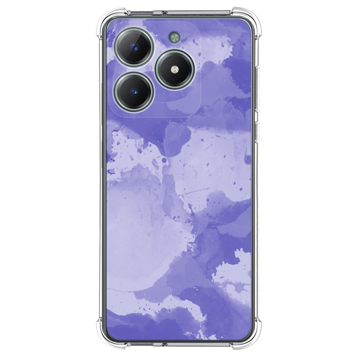 Funda Silicona Antigolpes para Realme C61 / C63 4G diseño Acuarela 01 Dibujos