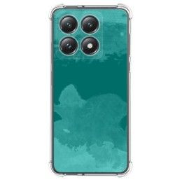 Funda Silicona Antigolpes para Xiaomi 14T 5G diseño Acuarela 06 Dibujos