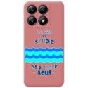 Funda Silicona Líquida Rosa para Xiaomi 14T Pro 5G diseño Agua Dibujos