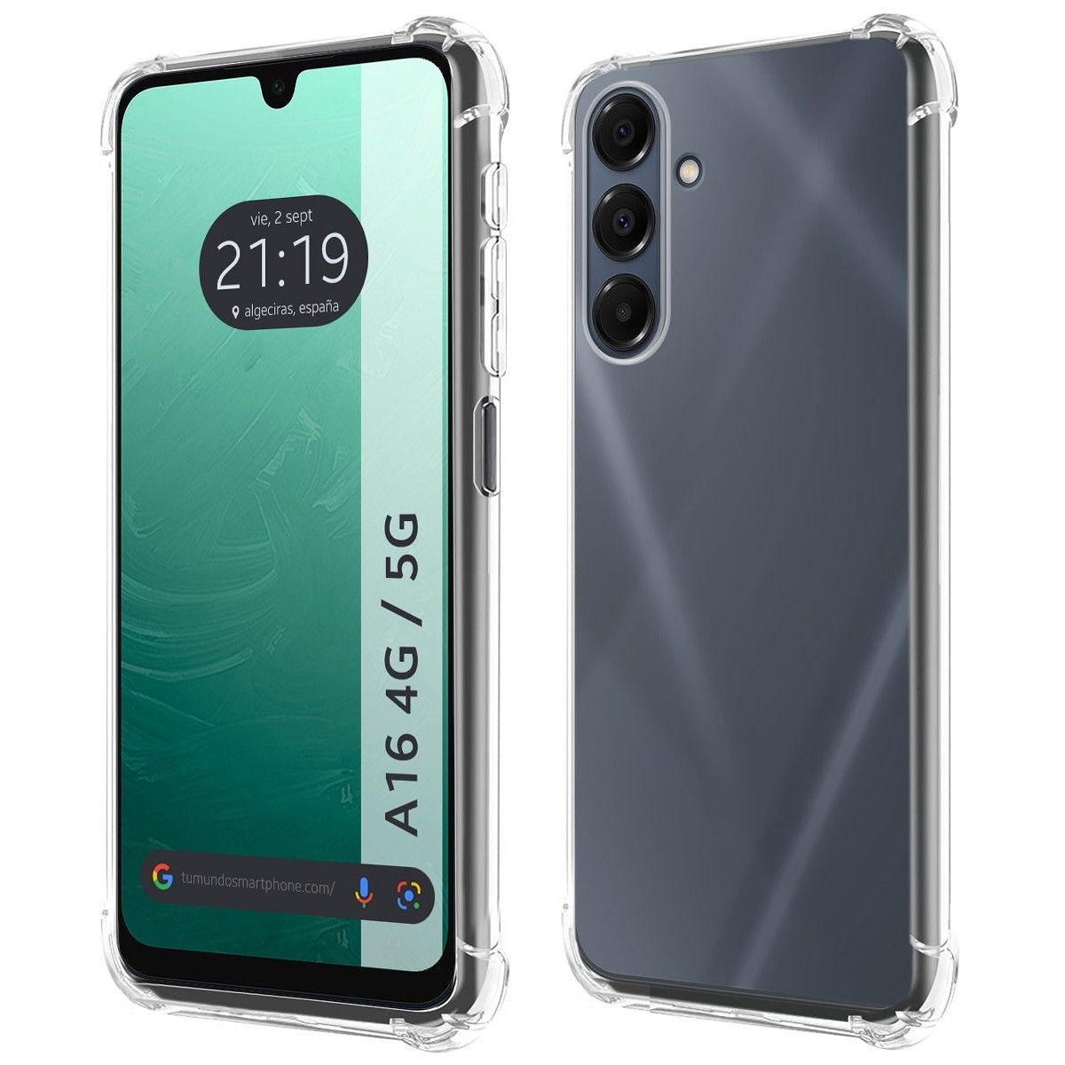 Funda Silicona Antigolpes Transparente para Samsung Galaxy A16 4G / 5G