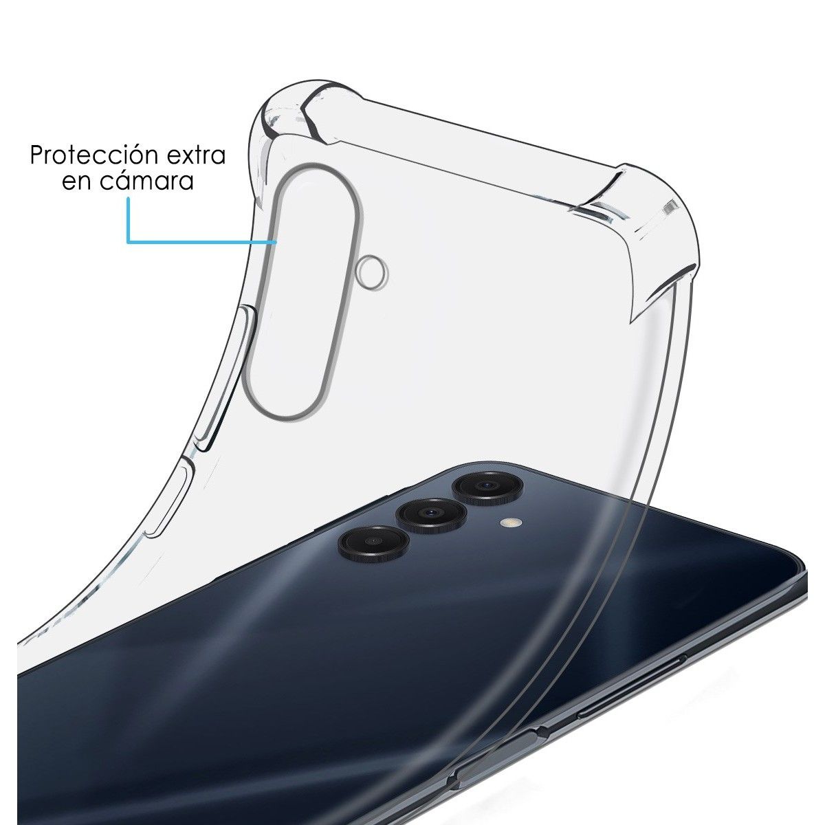 Funda Silicona Antigolpes Transparente para Samsung Galaxy A16 4G / 5G