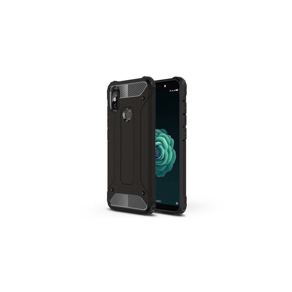 Funda Tipo Hybrid Tough Armor (Pc+Tpu) Negra para Xiaomi Mi 6X / Mi A2