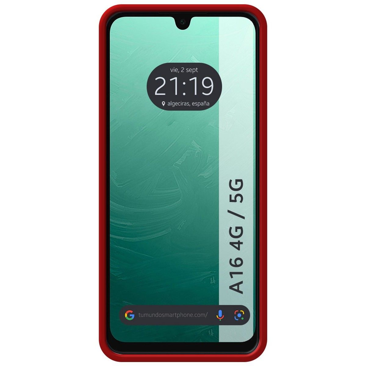 Funda Silicona Líquida Ultra Suave para Samsung Galaxy A16 4G / 5G color Roja