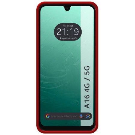 Funda Silicona Líquida Ultra Suave para Samsung Galaxy A16 4G / 5G color Roja