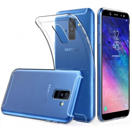 Funda Gel Tpu Fina Ultra-Thin 0,5mm Transparente para Samsung Galaxy A6 Plus (2018)