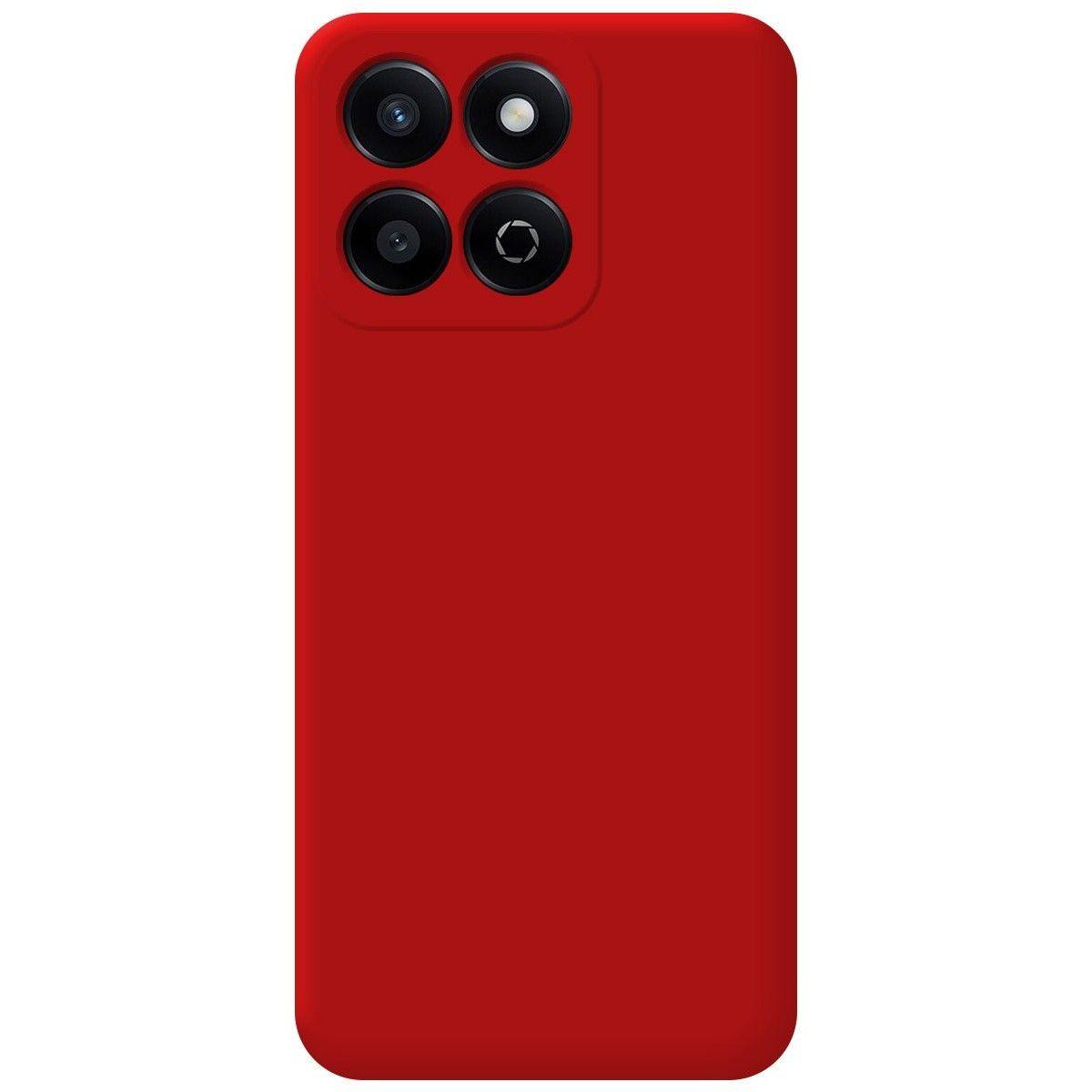 Funda Silicona Líquida Ultra Suave para Huawei Honor 200 Smart 5G color Roja