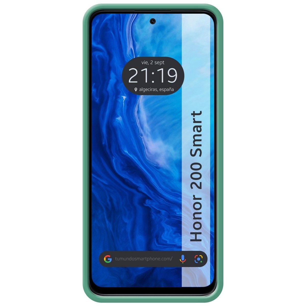 Funda Silicona Líquida Ultra Suave para Huawei Honor 200 Smart 5G color Verde