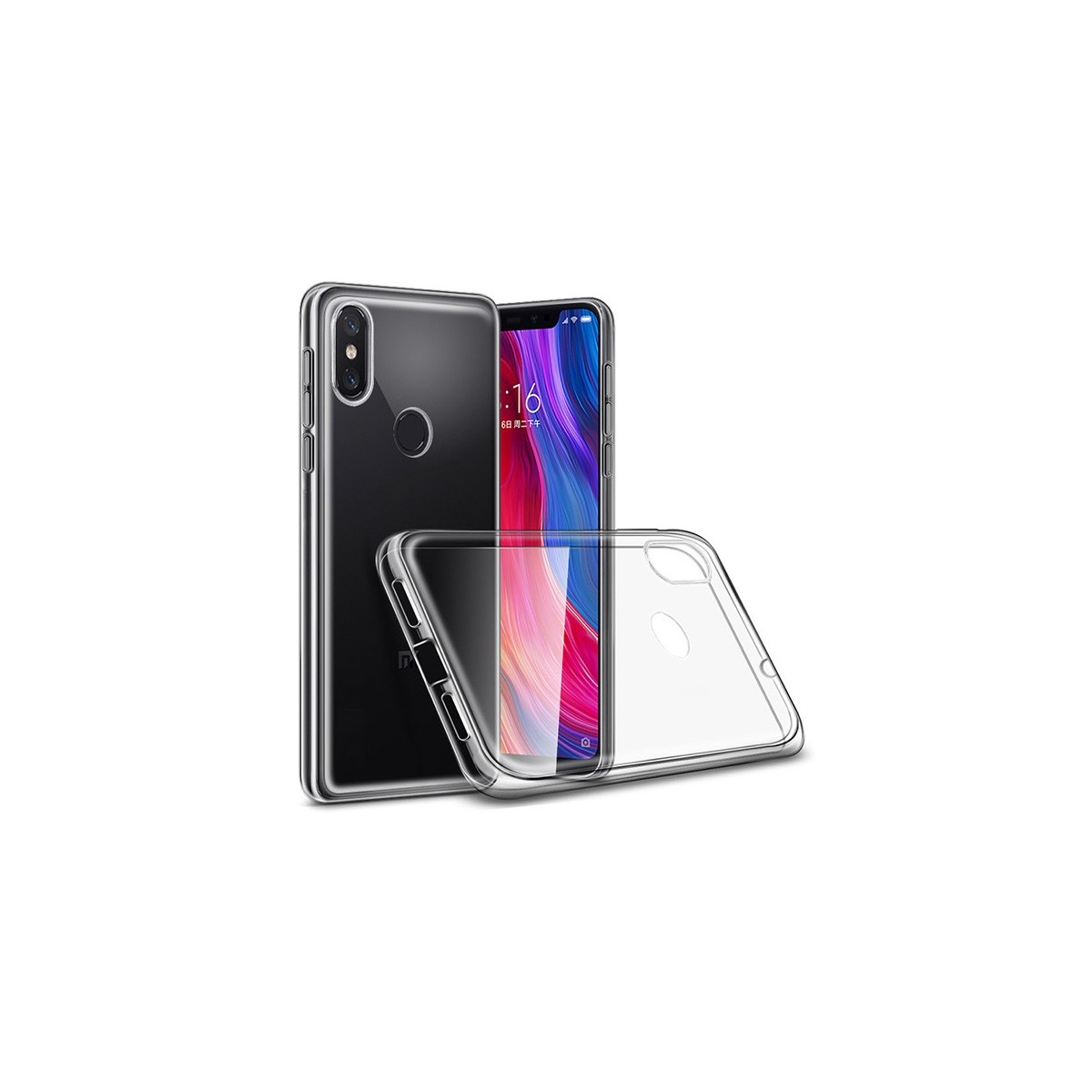 Funda Gel Tpu Fina Ultra-Thin 0,5mm Transparente para Xiaomi Mi 8