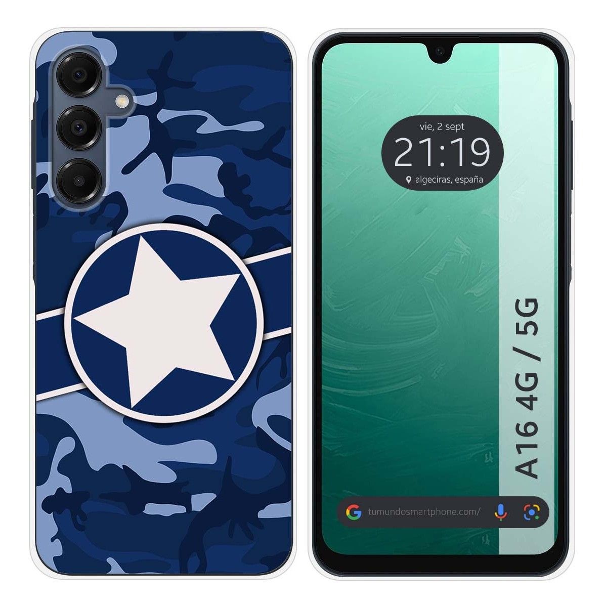 Funda Silicona para Samsung Galaxy A16 4G / 5G diseño Camuflaje 03 Dibujos