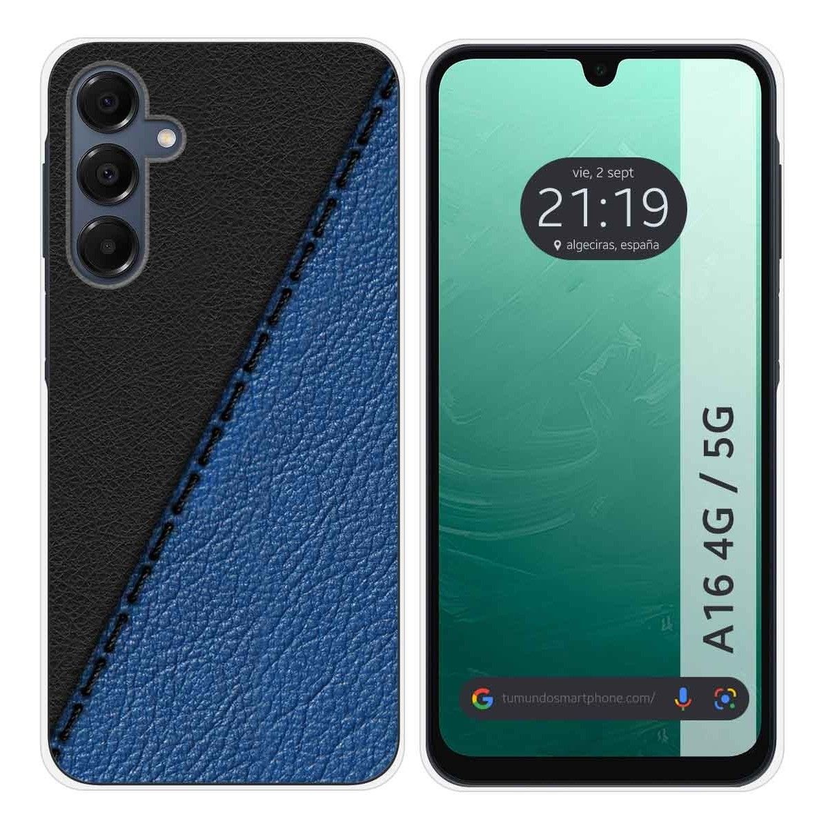 Funda Silicona para Samsung Galaxy A16 4G / 5G diseño Cuero 02 Dibujos