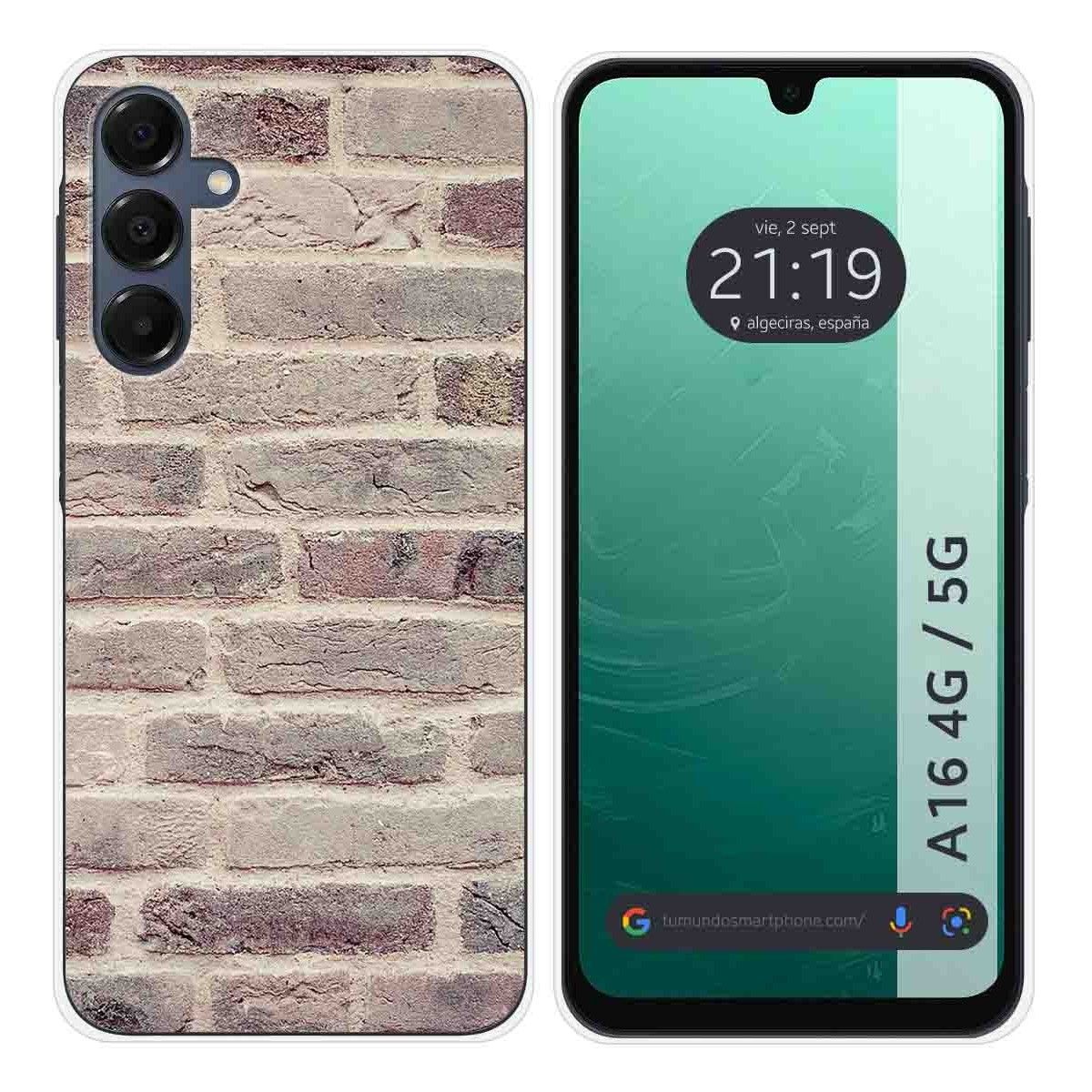 Funda Silicona para Samsung Galaxy A16 4G / 5G diseño Ladrillo 01 Dibujos