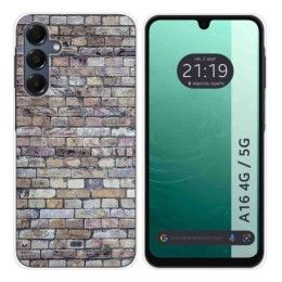 Funda Silicona para Samsung Galaxy A16 4G / 5G diseño Ladrillo 02 Dibujos