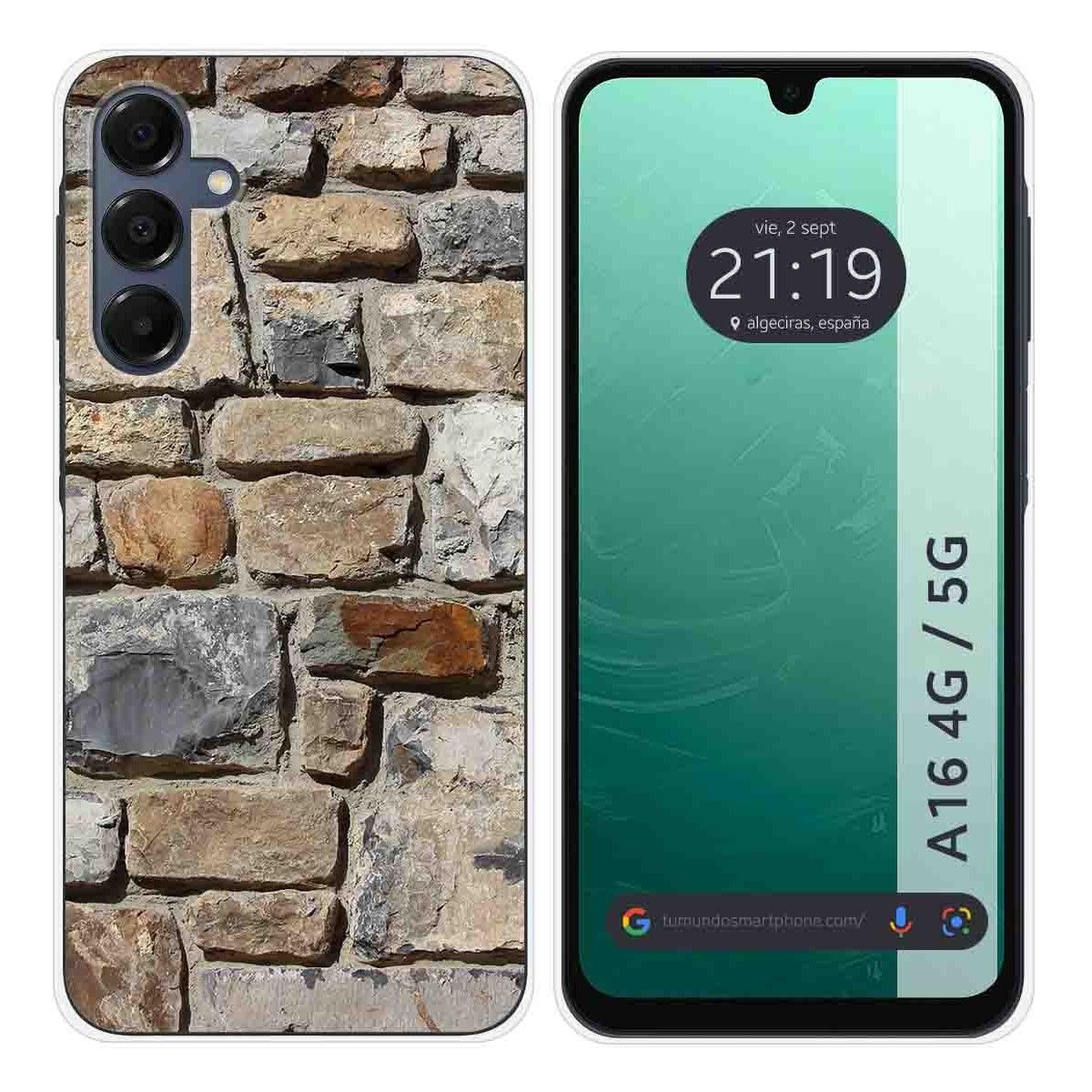 Funda Silicona para Samsung Galaxy A16 4G / 5G diseño Ladrillo 03 Dibujos