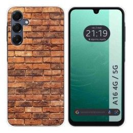 Funda Silicona para Samsung Galaxy A16 4G / 5G diseño Ladrillo 04 Dibujos