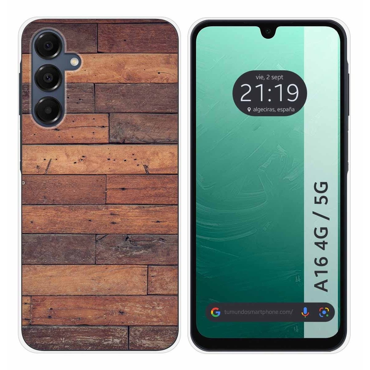 Funda Silicona para Samsung Galaxy A16 4G / 5G diseño Madera 03 Dibujos