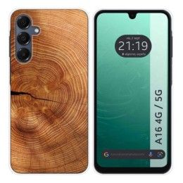 Funda Silicona para Samsung Galaxy A16 4G / 5G diseño Madera 04 Dibujos