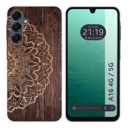 Funda Silicona para Samsung Galaxy A16 4G / 5G diseño Madera 06 Dibujos