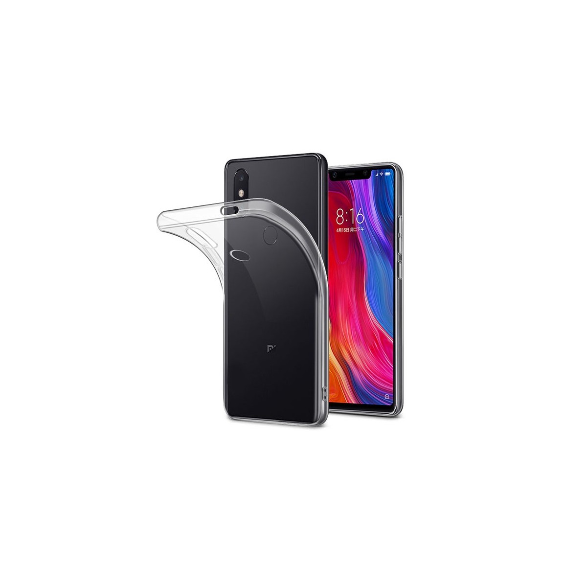 Funda Gel Tpu Fina Ultra-Thin 0,5mm Transparente para Xiaomi Mi 8 Se
