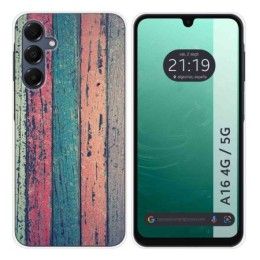 Funda Silicona para Samsung Galaxy A16 4G / 5G diseño Madera 10 Dibujos