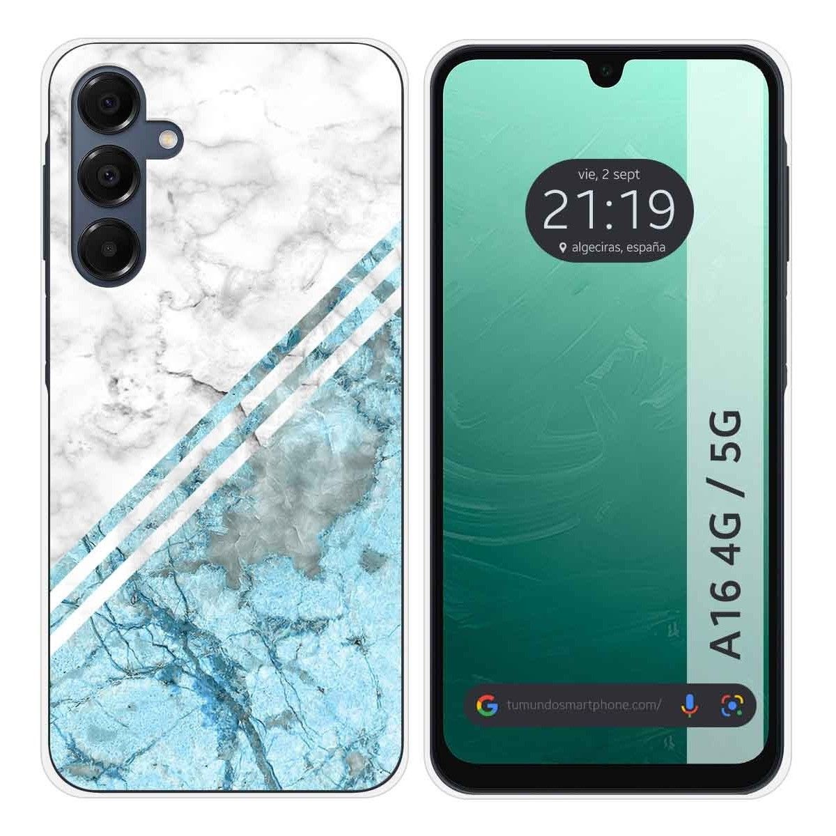 Funda Silicona para Samsung Galaxy A16 4G / 5G diseño Mármol 02 Dibujos