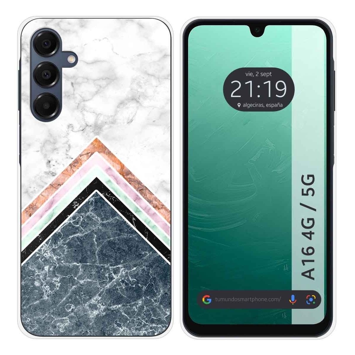 Funda Silicona para Samsung Galaxy A16 4G / 5G diseño Mármol 05 Dibujos