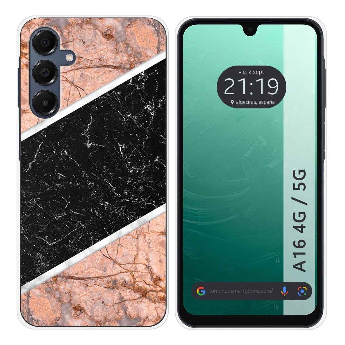 Funda Silicona para Samsung Galaxy A16 4G / 5G diseño Mármol 07 Dibujos