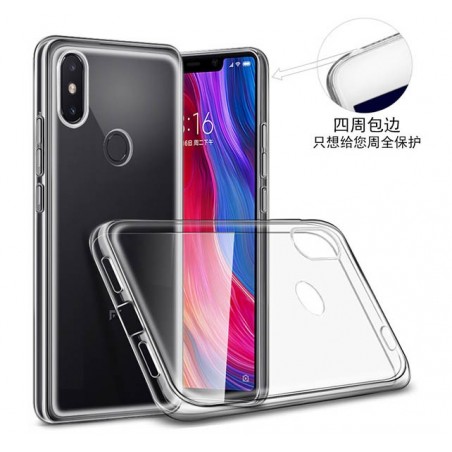 Funda Gel Tpu Fina Ultra-Thin 0,5mm Transparente para Xiaomi Mi 8 Se