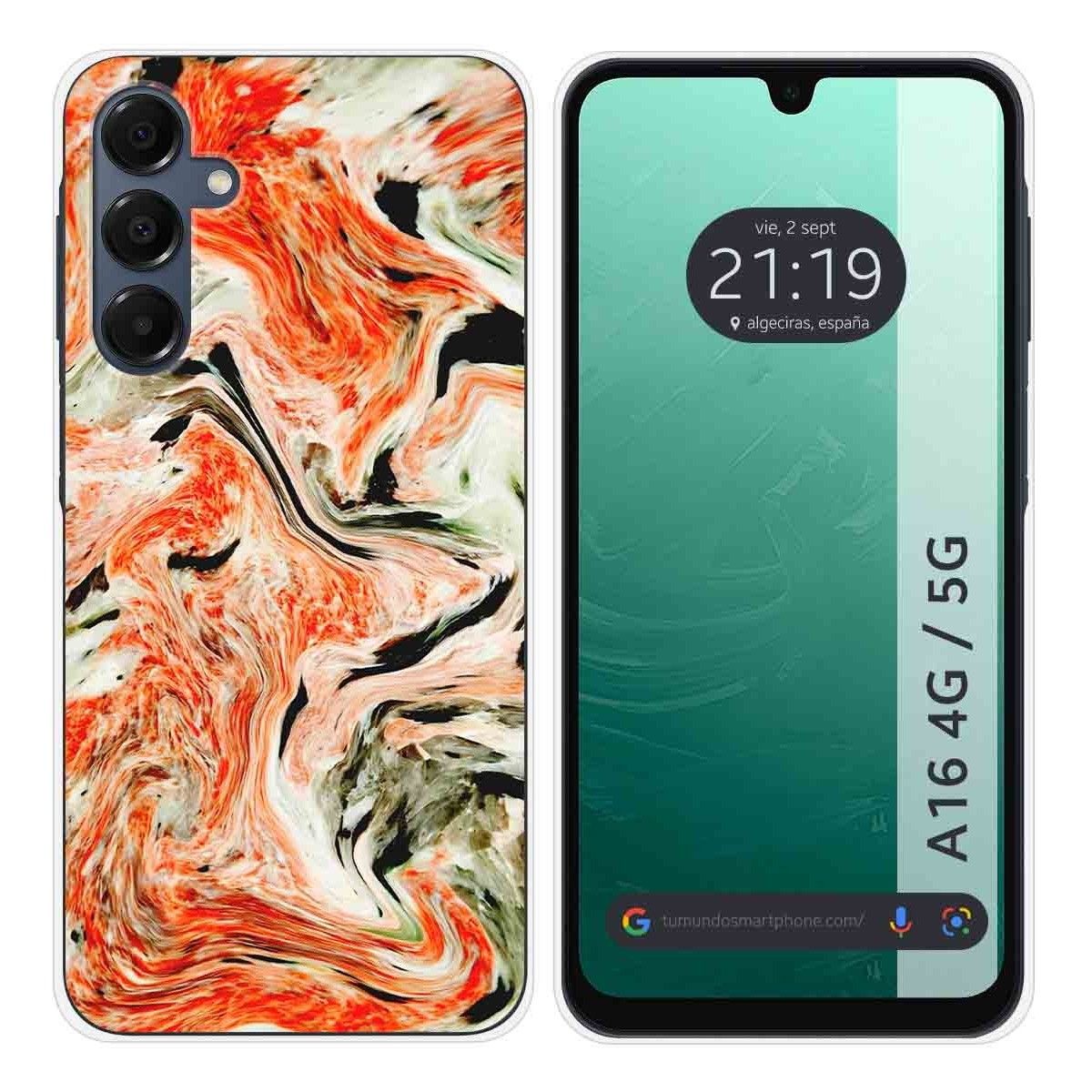 Funda Silicona para Samsung Galaxy A16 4G / 5G diseño Mármol 12 Dibujos