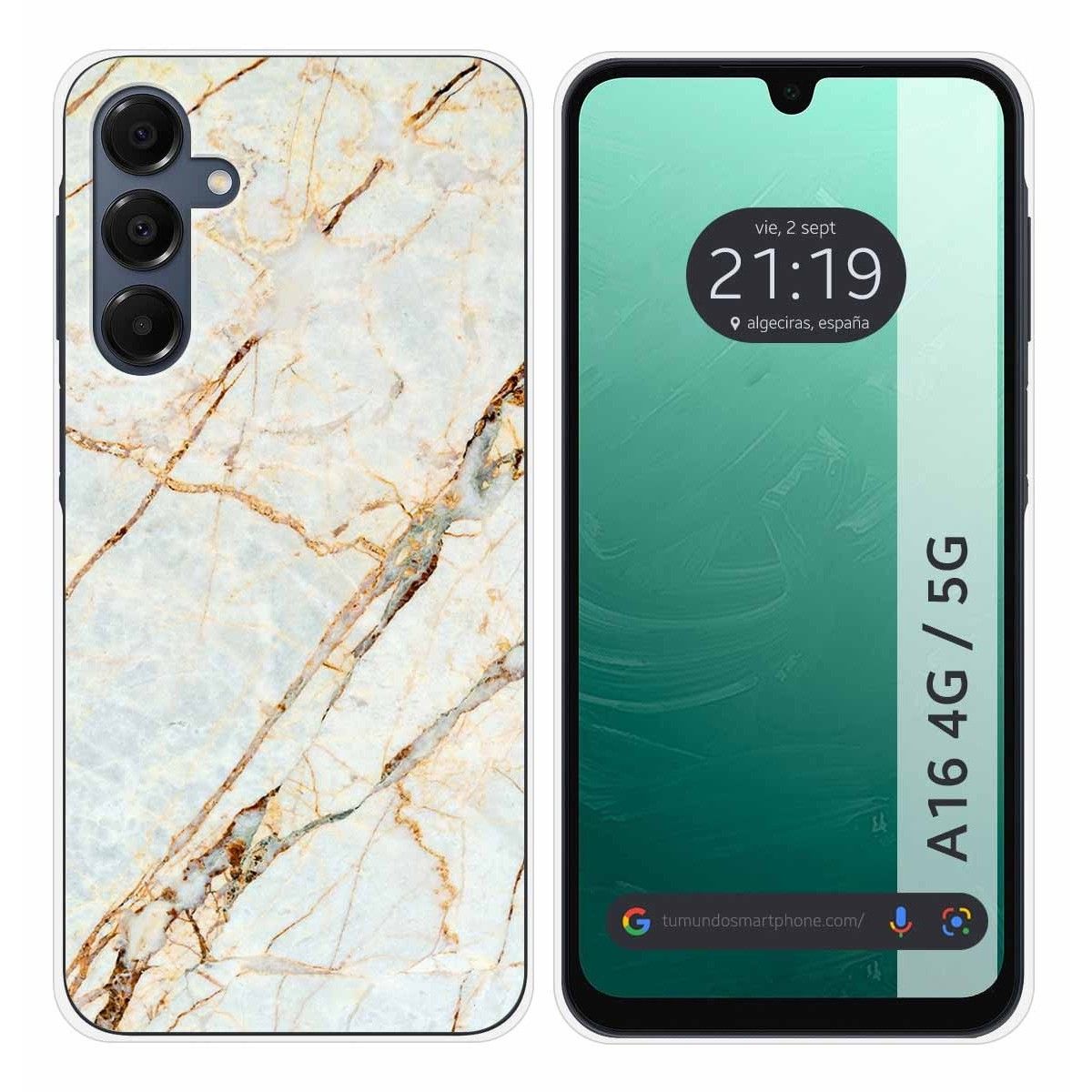 Funda Silicona para Samsung Galaxy A16 4G / 5G diseño Mármol 13 Dibujos