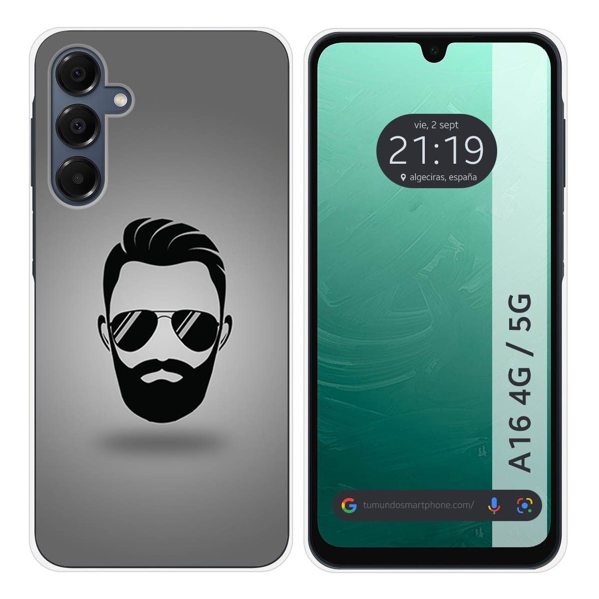 Funda Silicona para Samsung Galaxy A16 4G / 5G diseño Barba Dibujos