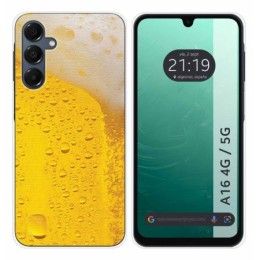 Funda Silicona para Samsung Galaxy A16 4G / 5G diseño Cerveza Dibujos